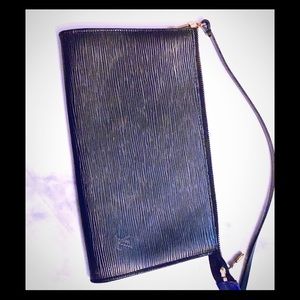 Vintage Black Louis Vuitton Epi Pouchette